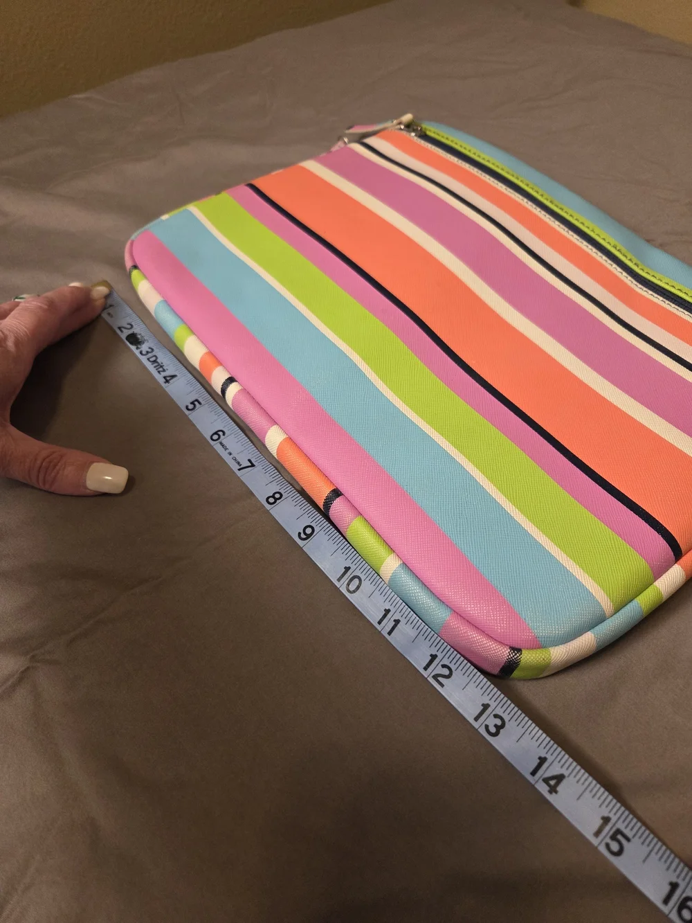 Striped Multi-Color Tablet Sleeve - Protective Case